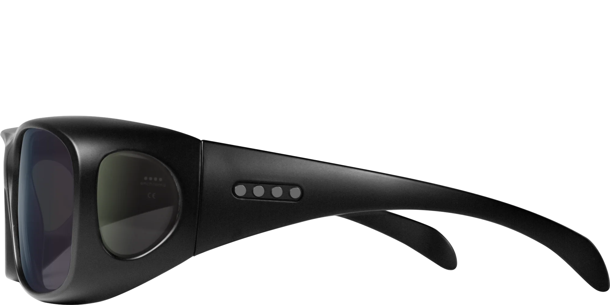 Altavista Fitover Matte Black Polarised Deutan Plano - Image 3